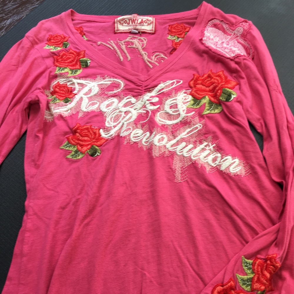 Johnny Was long sleeve Rock and Revolution medium